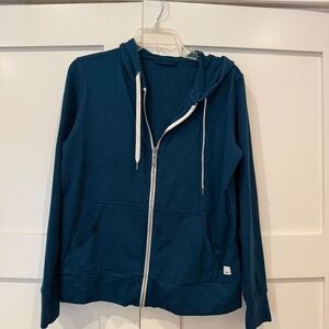 Teal Vuori Halo Performance Hoodie size Small